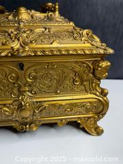 MaxSold Auction: INCREDIBLE! Large Ornate Victorian Cherub Jewelry Casket  - Victoria (British Columbia, Canada) PARTNER MANAGED Estate Sale Online Auction PART 2 - Bay Street