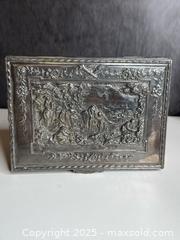 MaxSold Auction: Large Antique French Silver Jewelry Box   - Victoria (British Columbia, Canada) PARTNER MANAGED Estate Sale Online Auction PART 2 - Bay Street
