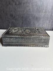 MaxSold Auction: Large Antique French Silver Jewelry Box   - Victoria (British Columbia, Canada) PARTNER MANAGED Estate Sale Online Auction PART 2 - Bay Street