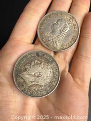 MaxSold Auction: Pair of British Silver Half Crowns (1887 &#38; 1921) - Victoria (British Columbia, Canada) PARTNER MANAGED Estate Sale Online Auction PART 2 - Bay Street