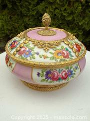 MaxSold Auction: SEVRES: Gilt Bronze-mounted Floral Decorated Porcelain Bowl W/ Cover   - Victoria (British Columbia, Canada) PARTNER MANAGED Estate Sale Online Auction PART 2 - Bay Street