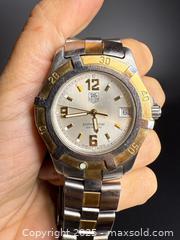 MaxSold Auction: TAG HEUER: 18K Yellow Gold &#38; Steel Wristwatch  - Victoria (British Columbia, Canada) PARTNER MANAGED Estate Sale Online Auction PART 2 - Bay Street