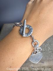 MaxSold Auction: TIFFANY &#38; CO.: Sterling Silver Heart Bracelet  - Victoria (British Columbia, Canada) PARTNER MANAGED Estate Sale Online Auction PART 2 - Bay Street