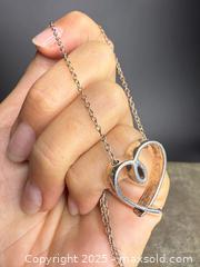 MaxSold Auction: TIFFANY &#38; CO.; Sterling Silver Heart Pendant Necklace  - Victoria (British Columbia, Canada) PARTNER MANAGED Estate Sale Online Auction PART 2 - Bay Street