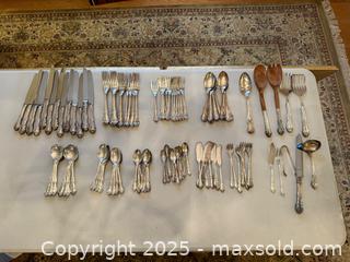 MaxSold Auction: Birks Sterling Silver Flatware Set, Service for 12 with 130 pc Total - Whitchurch-Stouffville (Ontario, Canada) SELLER MANAGED Estate Sale Online Auction - Arnie's Chance