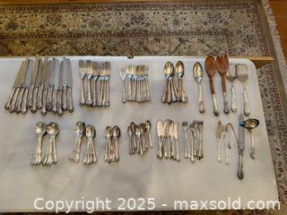 MaxSold Auction: Birks Sterling Silver Flatware Set, Service for 12 with 130 pc Total - Whitchurch-Stouffville (Ontario, Canada) SELLER MANAGED Estate Sale Online Auction - Arnie's Chance
