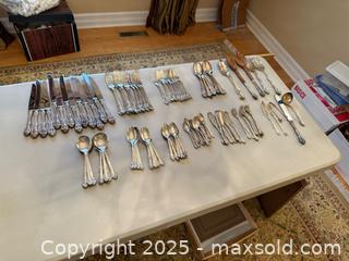 MaxSold Auction: Birks Sterling Silver Flatware Set, Service for 12 with 130 pc Total - Whitchurch-Stouffville (Ontario, Canada) SELLER MANAGED Estate Sale Online Auction - Arnie's Chance