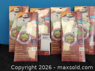 MaxSold Auction: New Iron on transfers - Burlington (Ontario, Canada) SELLER MANAGED Charity/Fundraising Online Auction - Fraser Drive