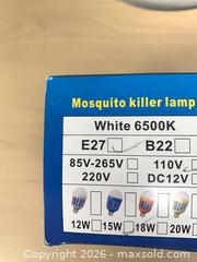 MaxSold Auction: New Mosquito killer lamps - Burlington (Ontario, Canada) SELLER MANAGED Charity/Fundraising Online Auction - Fraser Drive