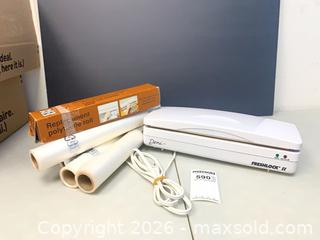 MaxSold Auction: Sealer Freshlock II Deni and rolls  - Burlington (Ontario, Canada) SELLER MANAGED Charity/Fundraising Online Auction - Fraser Drive