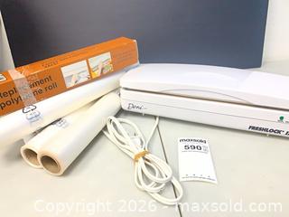 MaxSold Auction: Sealer Freshlock II Deni and rolls  - Burlington (Ontario, Canada) SELLER MANAGED Charity/Fundraising Online Auction - Fraser Drive