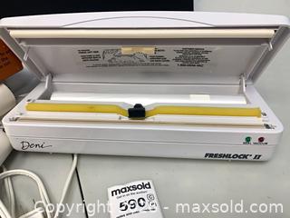 MaxSold Auction: Sealer Freshlock II Deni and rolls  - Burlington (Ontario, Canada) SELLER MANAGED Charity/Fundraising Online Auction - Fraser Drive