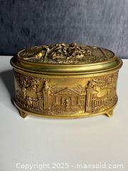 MaxSold Auction: Antique French Gilt Bronze Jewelry Casket  - Victoria (British Columbia, Canada) PARTNER MANAGED Estate Sale Online Auction PART 1 - Bay Street