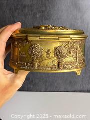 MaxSold Auction: Antique French Gilt Bronze Jewelry Casket  - Victoria (British Columbia, Canada) PARTNER MANAGED Estate Sale Online Auction PART 1 - Bay Street