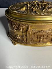 MaxSold Auction: Antique French Gilt Bronze Jewelry Casket  - Victoria (British Columbia, Canada) PARTNER MANAGED Estate Sale Online Auction PART 1 - Bay Street