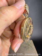 MaxSold Auction: Antique Victorian Gold-Tone Locket/Pendant  - Victoria (British Columbia, Canada) PARTNER MANAGED Estate Sale Online Auction PART 1 - Bay Street