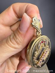 MaxSold Auction: Antique Victorian Gold-Tone Locket/Pendant  - Victoria (British Columbia, Canada) PARTNER MANAGED Estate Sale Online Auction PART 1 - Bay Street