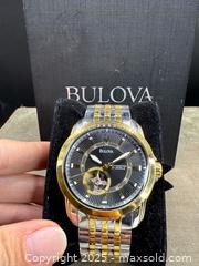 MaxSold Auction: BULOVA: Men&#39;s Two-Tone Wristwatch In Box  - Victoria (British Columbia, Canada) PARTNER MANAGED Estate Sale Online Auction PART 1 - Bay Street