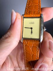 MaxSold Auction: CARTIER: Vintage Sterling Silver Tank Wristwatch - Victoria (British Columbia, Canada) PARTNER MANAGED Estate Sale Online Auction PART 1 - Bay Street