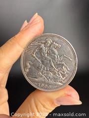 MaxSold Auction: Great Britain UK Queen Victoria Silver Crown (1900) - Victoria (British Columbia, Canada) PARTNER MANAGED Estate Sale Online Auction PART 1 - Bay Street