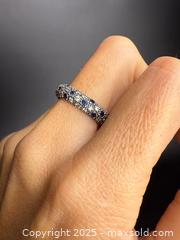 MaxSold Auction: PANDORA: Sterling Silver &#38; Gemstone Eternity Ring - Victoria (British Columbia, Canada) PARTNER MANAGED Estate Sale Online Auction PART 1 - Bay Street