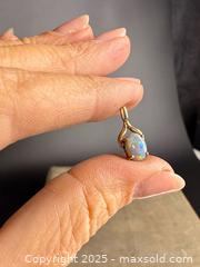 MaxSold Auction: Vintage 10K Yellow Gold &#38; Opal Pendant  - Victoria (British Columbia, Canada) PARTNER MANAGED Estate Sale Online Auction PART 1 - Bay Street