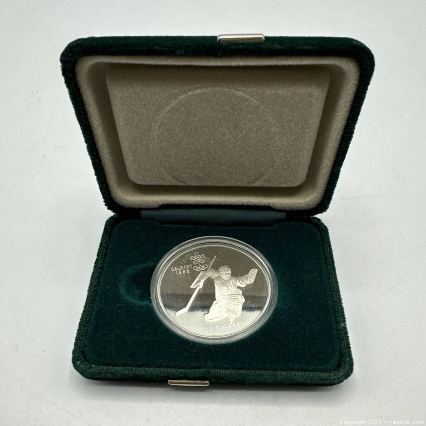 1988 $20 Canada Calgary Olympics silver coin | Maxsold