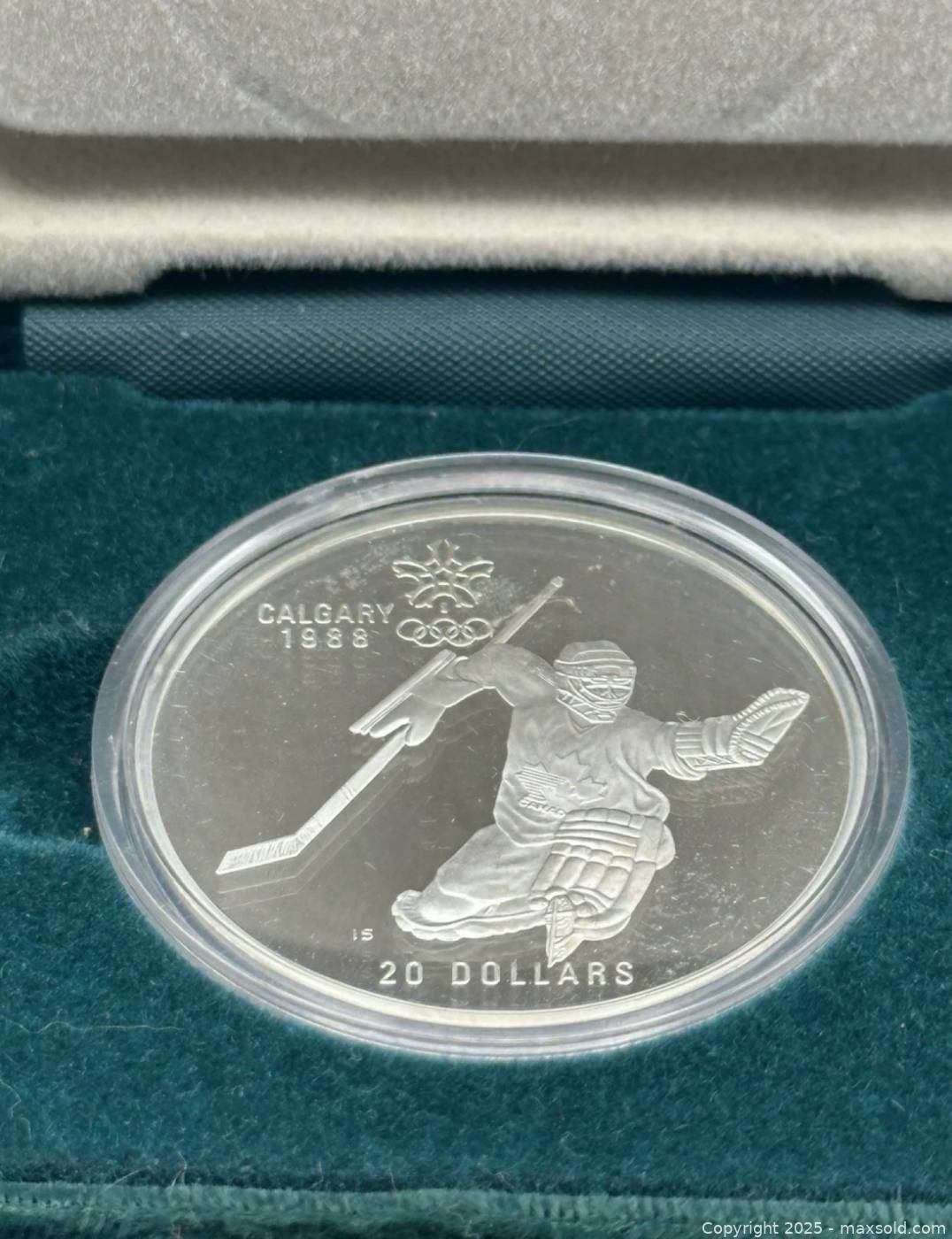 1988 $20 Canada Calgary Olympics silver coin | Maxsold