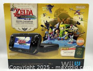MaxSold Auction: Wii U The Legend of Zelda The Wind Waker Deluxe Set   - St. Catharines (Ontario, Canada) SELLER MANAGED Estate Sale Online Auction - Drury Crescent