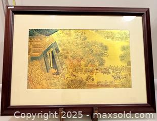MaxSold Auction: “Along the River During Qingming Festival” – Metal Relief  - New Westminster (British Columbia, Canada) SELLER MANAGED Reseller Online Auction - Columbia Street