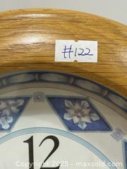 MaxSold Auction: Bulova Quartz Wall/Desk Clock in Oak Frame with Stand - New Westminster (British Columbia, Canada) SELLER MANAGED Reseller Online Auction - Columbia Street