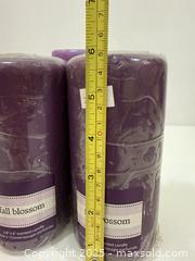 MaxSold Auction: &#34;Fall Blossom&#34; Scented Pillar Candles - New Westminster (British Columbia, Canada) SELLER MANAGED Reseller Online Auction - Columbia Street