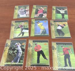 MaxSold Auction: Mint condition Tiger Woods Upper Deck Golf Trading Cards - New Westminster (British Columbia, Canada) SELLER MANAGED Reseller Online Auction - Columbia Street