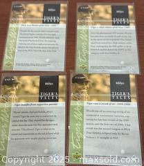 MaxSold Auction: Mint condition Tiger Woods Upper Deck Golf Trading Cards - New Westminster (British Columbia, Canada) SELLER MANAGED Reseller Online Auction - Columbia Street