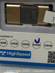 MaxSold Auction: New in Box Flash Drive 64GB - New Westminster (British Columbia, Canada) SELLER MANAGED Reseller Online Auction - Columbia Street