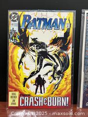 MaxSold Auction: Two DC Comics: Vintage Batman #457 (1st Tim Drake as Robin Cover) & #483 (1st Crash & Burn) - New Westminster (British Columbia, Canada) SELLER MANAGED Reseller Online Auction - Columbia Street