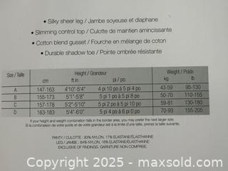 MaxSold Auction: Unopened / Two (2) New Silks Essentials Control Top Pantyhose, Size D, Natural - New Westminster (British Columbia, Canada) SELLER MANAGED Reseller Online Auction - Columbia Street
