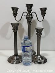MaxSold Auction: Vintage Candlestick Set - New Westminster (British Columbia, Canada) SELLER MANAGED Reseller Online Auction - Columbia Street