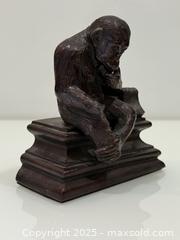 MaxSold Auction: Vintage Style &#34;Thinking Monkey&#34; Figural Bookend/Desk - New Westminster (British Columbia, Canada) SELLER MANAGED Reseller Online Auction - Columbia Street