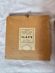 MaxSold Auction: Framed Hand Embroidered Miniatures (Pair) — 18th-Century Couple - Mississippi Mills (Ontario, Canada) SELLER MANAGED Downsizing Online Auction - Rae Road