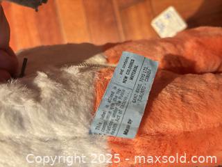 MaxSold Auction: GANZ Pajama Bag Plush Doll Orange/White 12–18 in - Mississippi Mills (Ontario, Canada) SELLER MANAGED Downsizing Online Auction - Rae Road