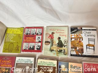 MaxSold Auction: Lot of 11 Craft and Handicraft Books on Basketry, Wicker & Caning - Mississippi Mills (Ontario, Canada) SELLER MANAGED Downsizing Online Auction - Rae Road