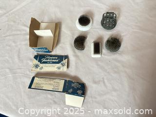 MaxSold Auction: Lot of 5 Mixed Floral Frogs (Kenzan, Pin &#38; Caged Types) - Mississippi Mills (Ontario, Canada) SELLER MANAGED Downsizing Online Auction - Rae Road