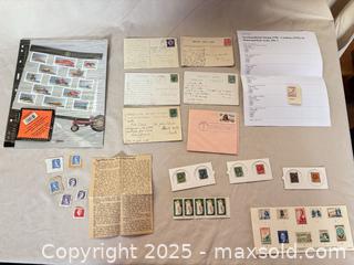 MaxSold Auction: Lot of Canadian Stamps, John McCrae Strip &#38; Vintage Postcards - Mississippi Mills (Ontario, Canada) SELLER MANAGED Downsizing Online Auction - Rae Road