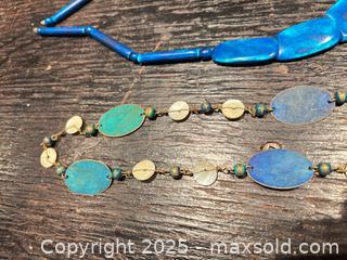 MaxSold Auction: Mixed jewelry lot: 4 necklaces &#38; 1 bracelet - Mississippi Mills (Ontario, Canada) SELLER MANAGED Downsizing Online Auction - Rae Road