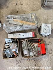 MaxSold Auction: Mixed Lot: Packaged Door Pulls, Assorted Electrical Boxes , Hardware & More - Mississippi Mills (Ontario, Canada) SELLER MANAGED Downsizing Online Auction - Rae Road