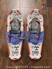 MaxSold Auction: Tubbs Storm 19 in Snowshoes — Aluminum Frame, Red/Grey/Blue - Mississippi Mills (Ontario, Canada) SELLER MANAGED Downsizing Online Auction - Rae Road