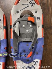 MaxSold Auction: Tubbs Storm 19 in Snowshoes — Aluminum Frame, Red/Grey/Blue - Mississippi Mills (Ontario, Canada) SELLER MANAGED Downsizing Online Auction - Rae Road