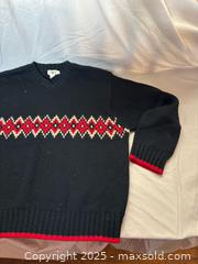 MaxSold Auction: Vintage J.Crew XL 100% Wool V-Neck Pullover Sweater - Mississippi Mills (Ontario, Canada) SELLER MANAGED Downsizing Online Auction - Rae Road