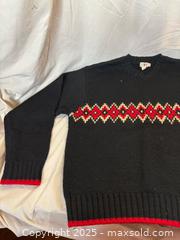 MaxSold Auction: Vintage J.Crew XL 100% Wool V-Neck Pullover Sweater - Mississippi Mills (Ontario, Canada) SELLER MANAGED Downsizing Online Auction - Rae Road